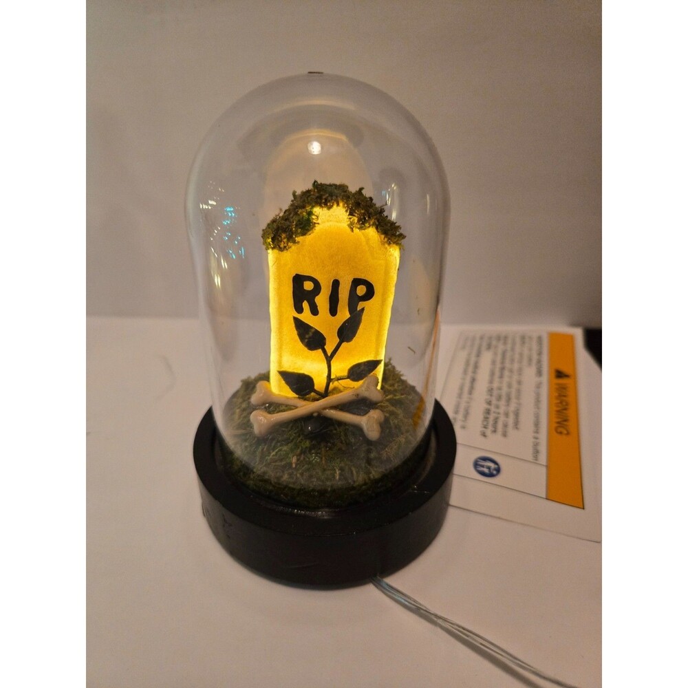 NWT 2026 BULLSEYE PLAYGROUND Figural Cloche LED RIP
